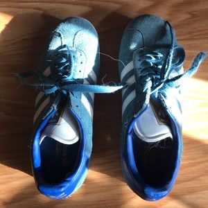 Adidas Gazelles blue size 7
